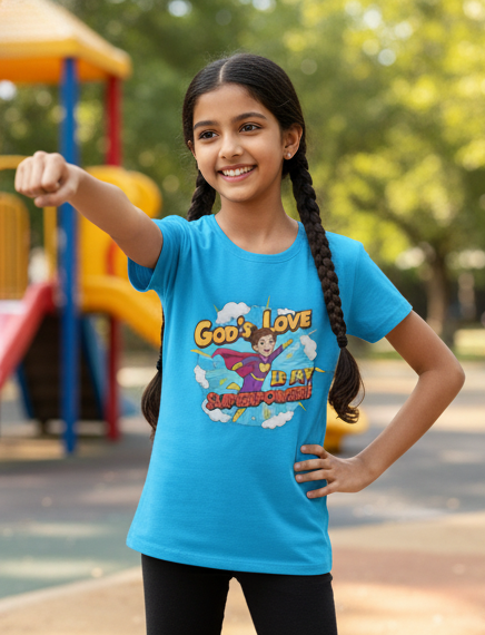 Girl's Crew Neck T-Shirt
